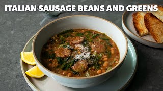 Italian Sausage Beans and Greens | Food Wishes