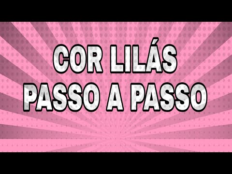Cor lilás passo a passo