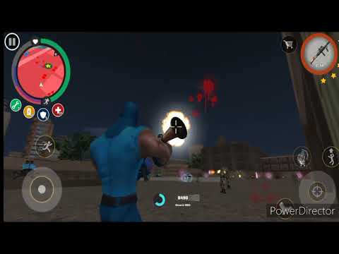 Rope Hero: Vice Town (Rope Hero on Army Base) Rope Hero Drive Assault Machine - Android Gameplay HD