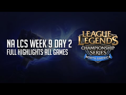 NA LCS HIGHLIGHTS ALL GAMES including Tie Breakers Week 9 Day 2 Summer 2015 S5 Full Highlights