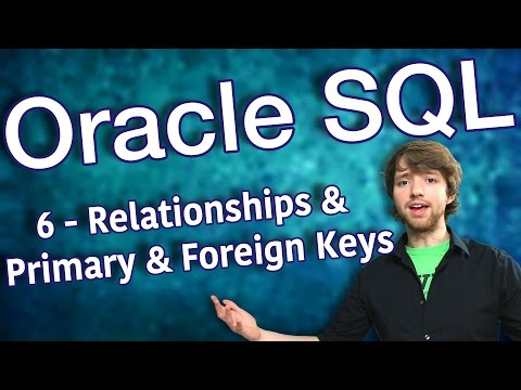 Oracle SQL Tutorial 6 Relationships and Primary and Foreign Keys Database Design Primer 3