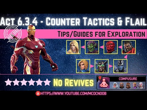 MCOC: Act 6.3.4 - Counter Tactics & Flail - Tips/Guides - No Revives - Story quest