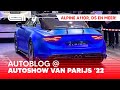Autoblog @ Autoshow van Parijs 2022 - Alpine A110R is een snoepje