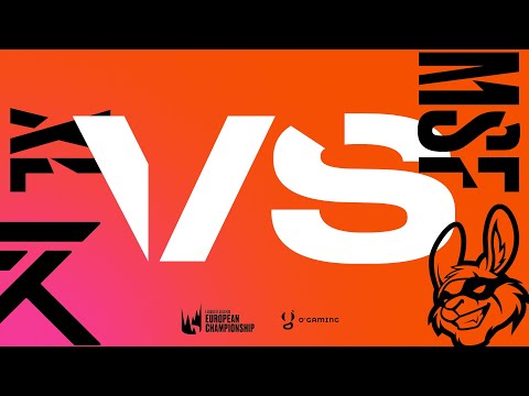 LEC Summer 2020 - XL vs MSF - W7D2