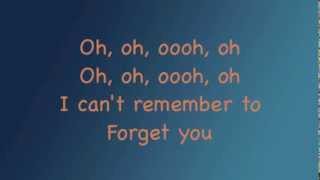 Shakira ft. Rihanna - Can't Remember to Forget You Lyrics