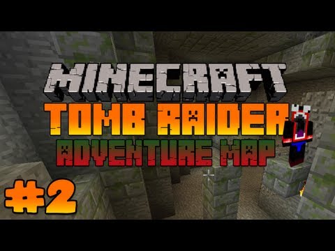 Minecraft Custom Map - Lara Croft Tomb Raider Adventure Map (Part 2) - SPATA? (Parkour Map)