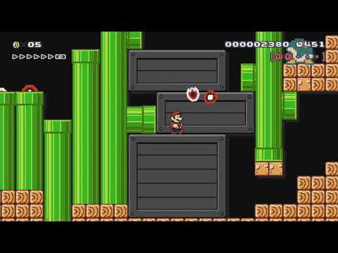 Volcano Caves by Fulmaren - Super Mario Maker - No Commentary 1br