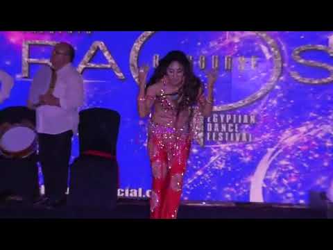 Randa Kamel at Raqs of Course 2023 Opening show, dancing to Layalina
