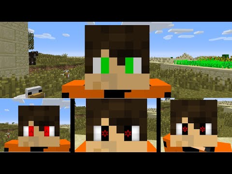 D4RIUS - How to get the Sharingan and Mangekyou Sharingan in Minecraft (Naruto Anime Mod)