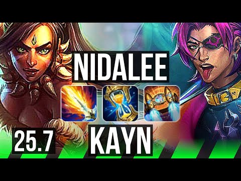 NIDALEE vs KAYN (JGL) | 10/3/14, Godlike | NA Grandmaster | 25.7