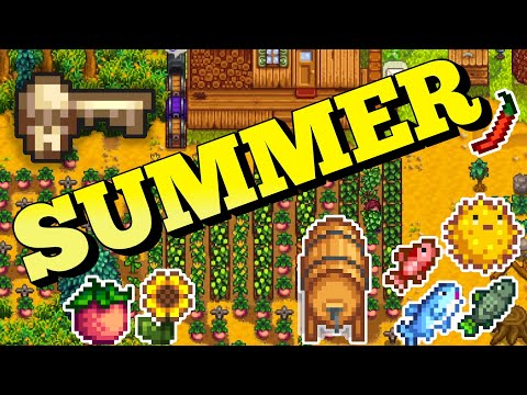 Stardew Valley Ultimate Beginners Guide To Summer | New Play Tips & Tricks EP2