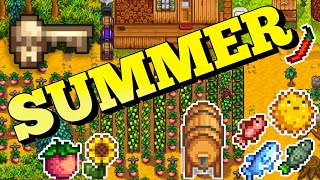 Stardew Valley Ultimate Beginners Guide To Summer | New Play Tips & Tricks EP2