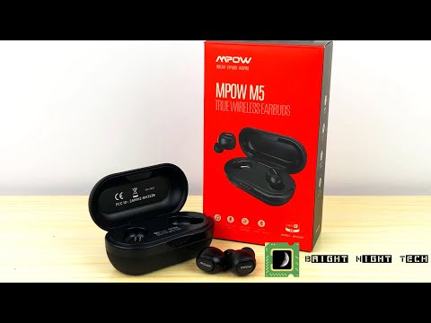 MPOW M5 Wireless Earbuds -Unboxing/Review