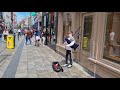 July 4th Star Spangled Banner Played By Alex On The Bagpipes On Grafton Street Dublin Ireland