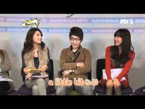 SNSD Sooyoung English and Hip Hop cut @ dangerous boys