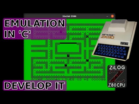 Emulating a Sinclair ZX80 & Z80 CPU Using Only ANSI C