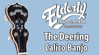 Video thumbnail for Deering Calico Resonator Banjo | Elderly Instruments by Elderly Instruments