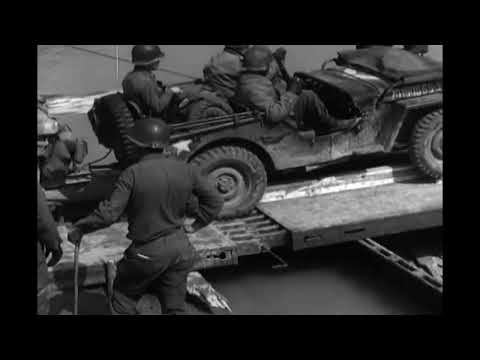 260th Inf. Regt., 65th Infantry Division at the Danube; April 26, 1945