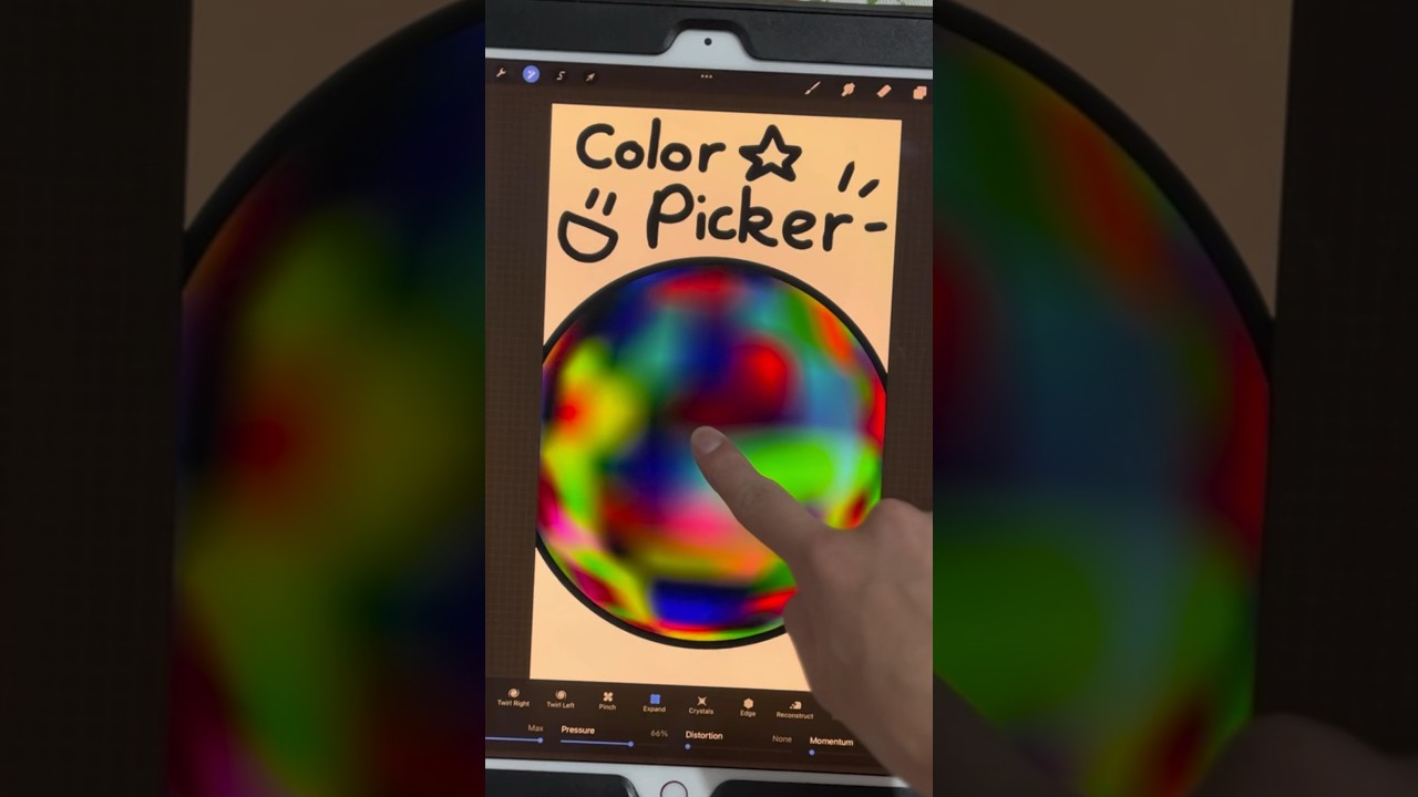 Random color palette challenge! #shorts