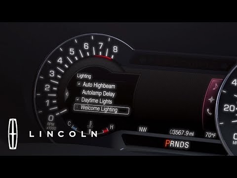 Lincoln Experiences: How to Set Welcome Lighting | How-To | Lincoln