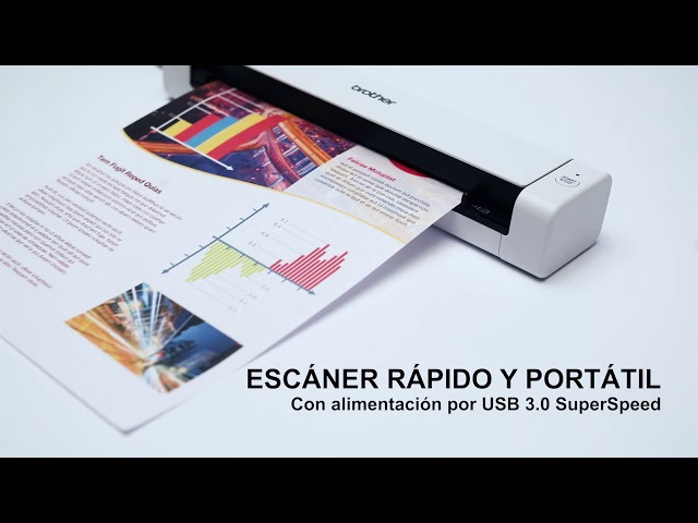 Vídeo relacionado con Brother DS740D- Escáner portátil a Doble Cara de Documentos A4 Color