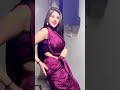 Satin Saree Hot Dance