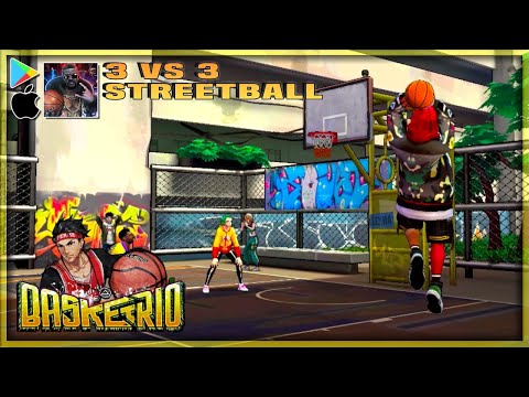 BASKETRIO: Back in the Game Gameplay - 3 vs 3 Streetball Basketball Action | Android/IOS 3D Sports - YouTube