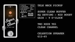 Video thumbnail for Xotic Super Clean Buffer by The Official Xotic Guitars and Effects Channel