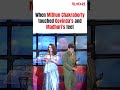 Mithun Chakraborty Touches Madhuri Govinda S Feet After Filmfare Win Iconic Moment
