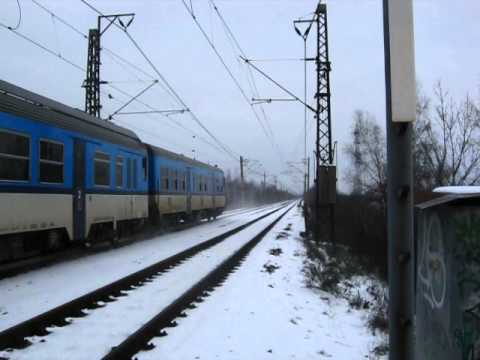 Příjezd vlaku R 1199 - Jirkov zastávka