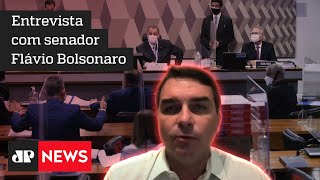 ‘Listei cerca de 20 crimes que foram cometidos por Renan Calheiros na CPI’, diz Flávio Bolsonaro