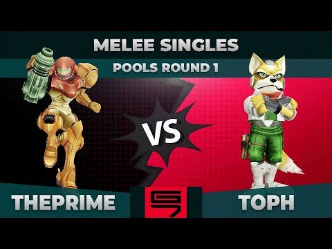 ThePrime vs Toph - Melee Singles: Pools R1 Losers Quarterfinals - Genesis 7 | Samus vs Fox