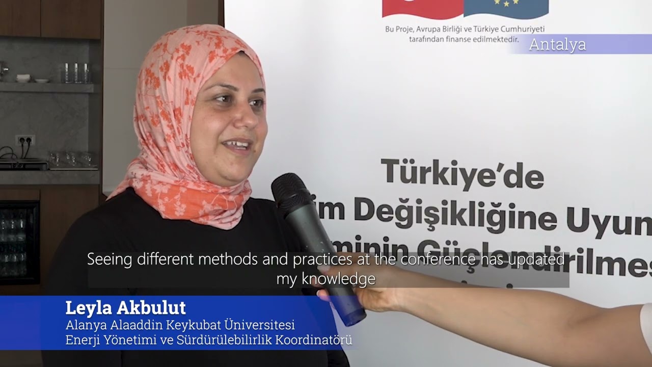 Türkiye’de İklim Değişikliğine Uyum: Farkındalık Konferansları