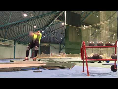 2018-03-08 Kuulanheitto pään yli taakse 19,90m / 7,26 kg