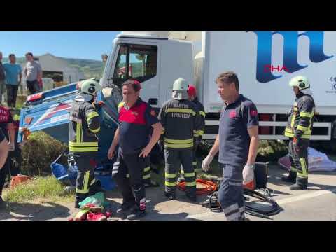 Kamyonla Çarpışan Patpatın Sürücüsü Öldü