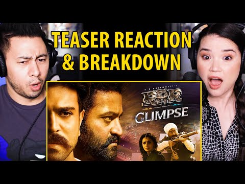 RRR Glimpse ft. NTR, Ram Charan, Ajay Devgn, & Alia Bhatt! | S.S. Rajamoul | Teaser Reaction!