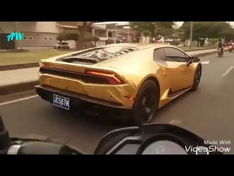 lamborghini huracán en Cali kevin roldan y bad bunny en Cali colombia