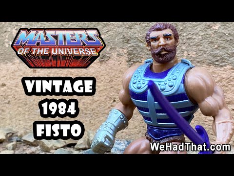 Fisto: Masters of the Universe MOTU vintage Mattel action figure 1984 review