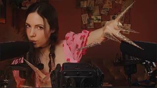 ASMR Max Sensitivity Ear Sounds Very Close Whispering & Mic Scratching