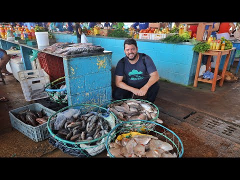 SELVAGEM! 🐠 As COMIDAS de Santarém - PARÁ | RIO4FUN