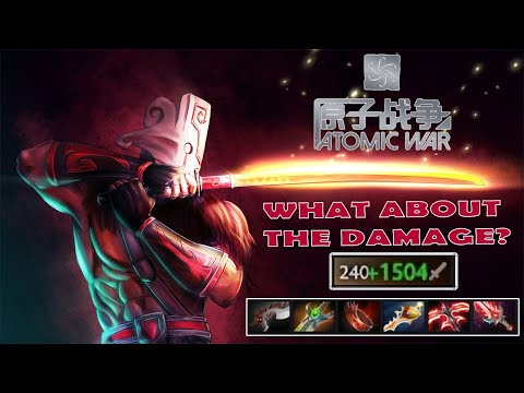 DOTA 2 - Atomic War - Lord NAGA SIREN - Juggernaut CARRY? No chance for opponents.