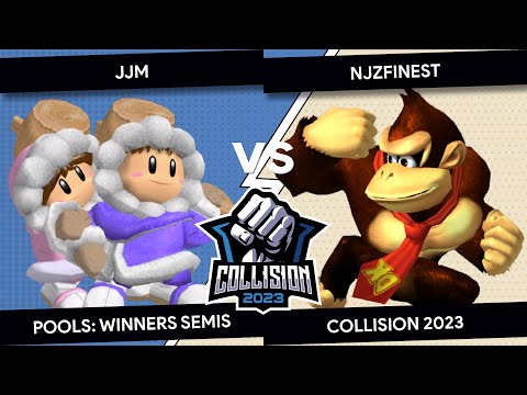 Collision 2023 - JJM (Ice Climbers) VS NJzFinest (Donkey Kong) - Pools - Winners Semis