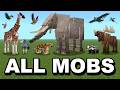 ALL 200+ NEW ANIMALS IN WILDLIFECRAFT ADD-ON! (Minecraft)