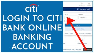 How to Login to Citibank Online Banking Account 2023?