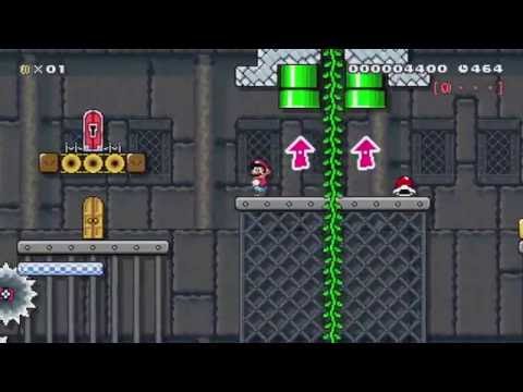 슈퍼 마리오 메이커 - Bowser's Castle of Pain&Puzzles 20160621