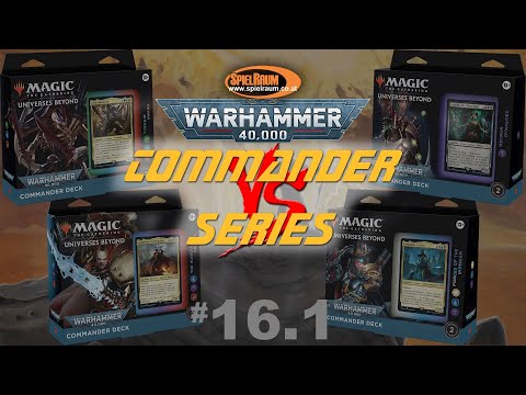 SpielRaum Commander Series - 16 - 1/2 - Warhammer 40k Decks - Game 1 [DE]