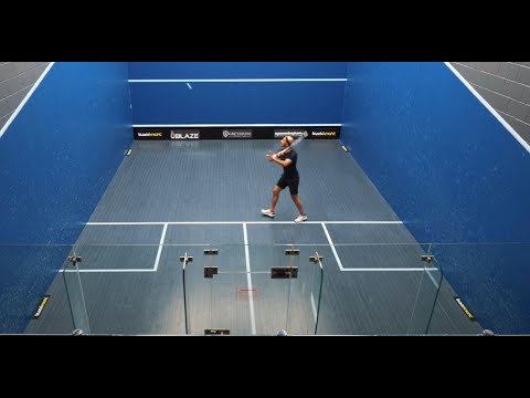 Solo Practice on the Squash Court - Solo Drills