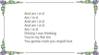 Lisa Loeb - Too Fast Driving Lyrics