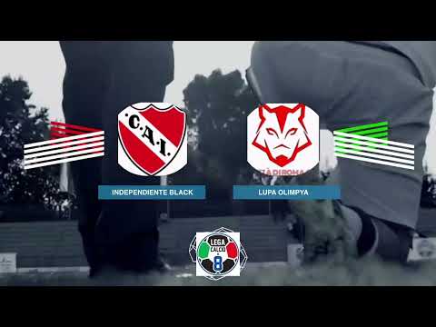 LEGACALCIO8 STAGIONE 21/22 SERIE A2: INDEPENDIENTE BLACK - LUPA OLYMPIA