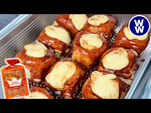 King's Hawaiian Roll Cheese Danish- Lightened Up!🧡 EASY WW Friendly Dessert Recipe- Weight Watchers